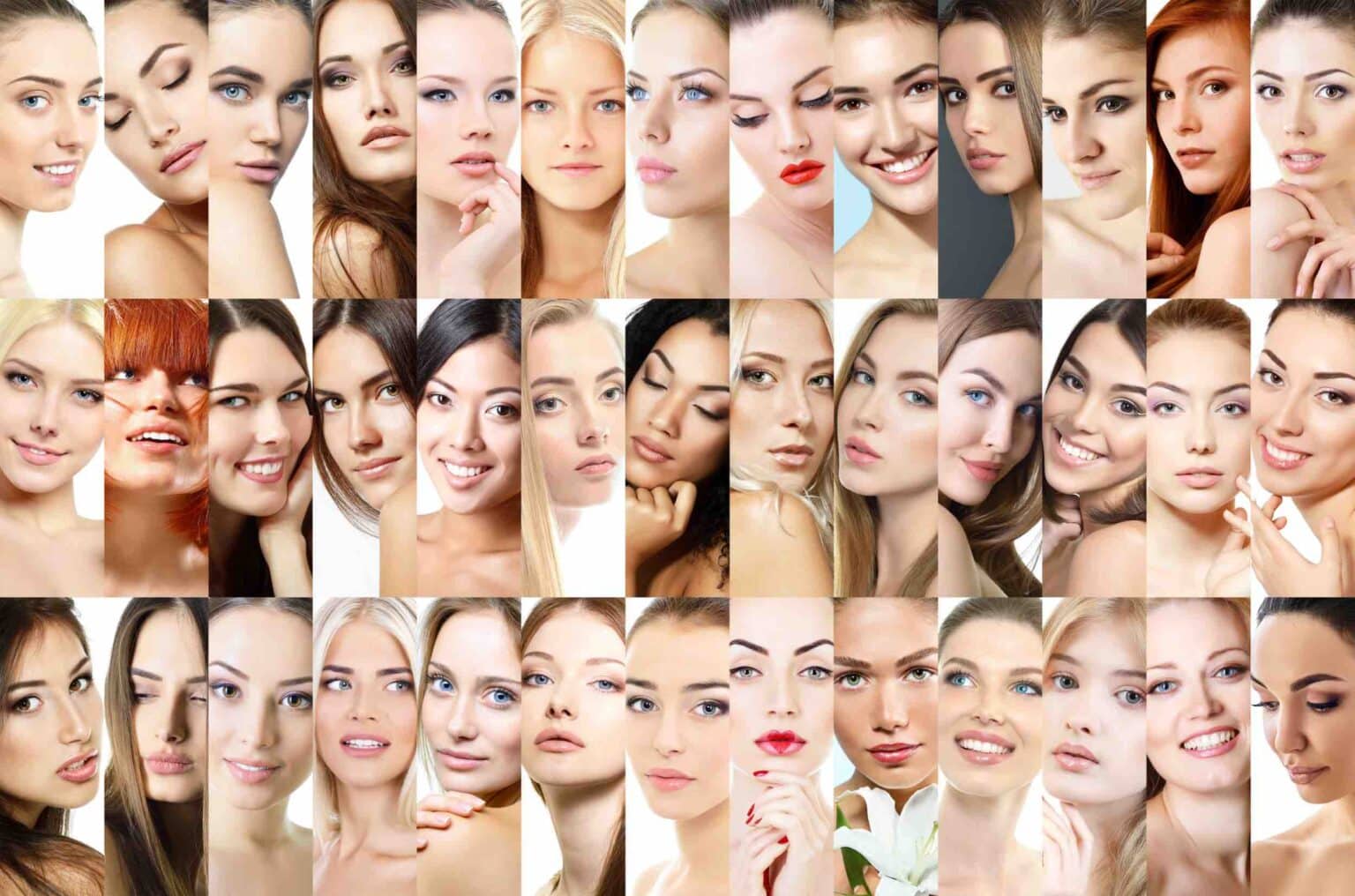 Collage of Female Models